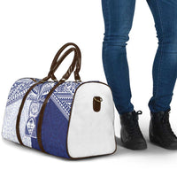 Northern Mariana Islands And Guam Travel Bag Latte Stone With Tribal Pattern