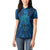 New Zealand Dream Catcher Women Polo Shirt Maori Koru Pattern Blue Version