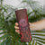 New Zealand Dream Catcher Skinny Tumbler Maori Koru Pattern Red Version