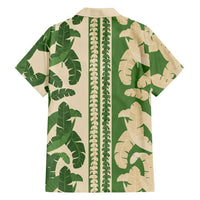 Hawaii Pua Kenikeni Lei Hawaiian Shirt With Lau Maia Green LT05 - Polynesian Pride
