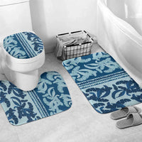 Hawaii Pua Kenikeni Lei Bathroom Set With Lau Maia Royal Blue