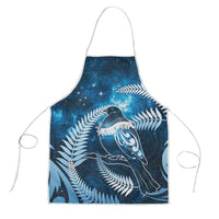 New Zealand Matariki Apron Pigeon Kereru Maori Fern Art LT05 Blue - Polynesian Pride