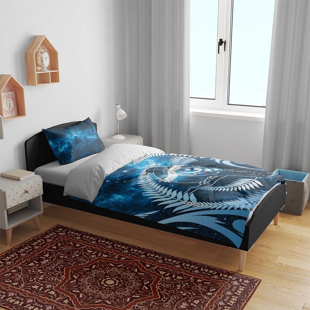 New Zealand Matariki Bedding Set Pigeon Kereru Maori Fern Art LT05 - Polynesian Pride