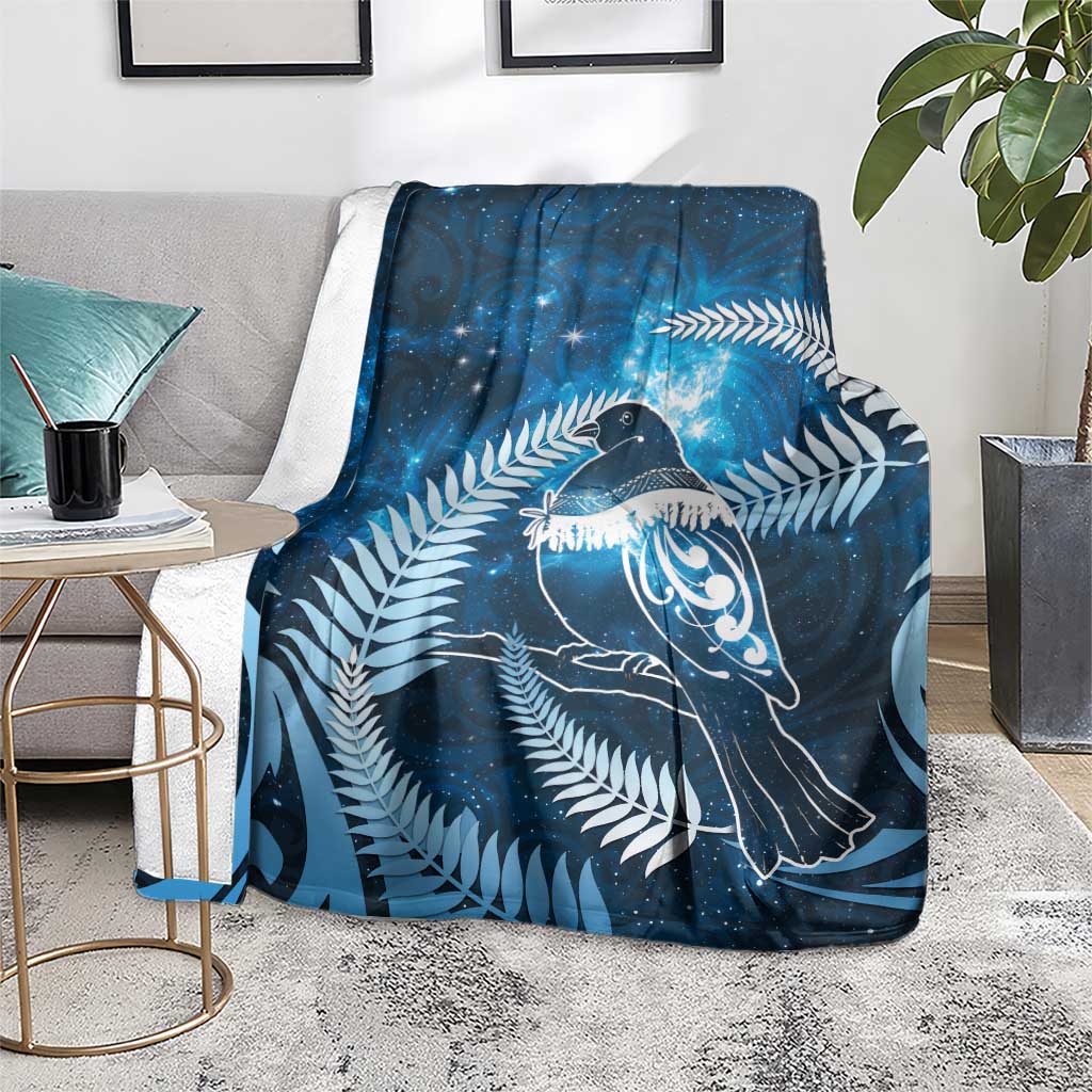 New Zealand Matariki Blanket Pigeon Kereru Maori Fern Art LT05 - Polynesian Pride
