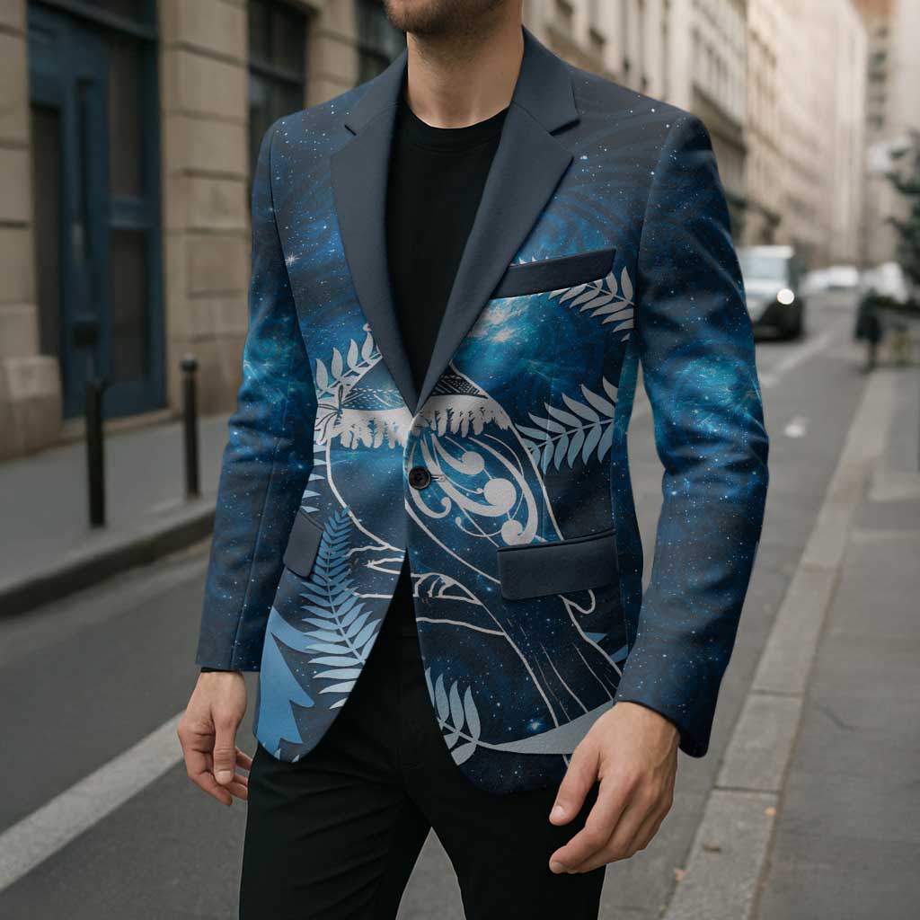 New Zealand Matariki Blazer Pigeon Kereru Maori Fern Art LT05 - Polynesian Pride
