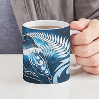 New Zealand Matariki Ceramic Mug Pigeon Kereru Maori Fern Art LT05 - Polynesian Pride