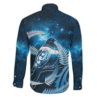 New Zealand Matariki Family Matching Puletasi and Hawaiian Shirt Pigeon Kereru Maori Fern Art LT05 - Polynesian Pride