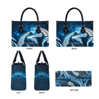 New Zealand Matariki Leather Bag Pigeon Kereru Maori Fern Art LT05 - Polynesian Pride