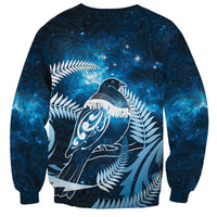 New Zealand Matariki Sweatshirt Pigeon Kereru Maori Fern Art LT05 - Polynesian Pride