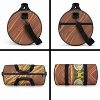 Hawaii King Kamehameha Duffle Bag Hawaiian Kakau Pattern With Leis LT05 - Polynesian Pride