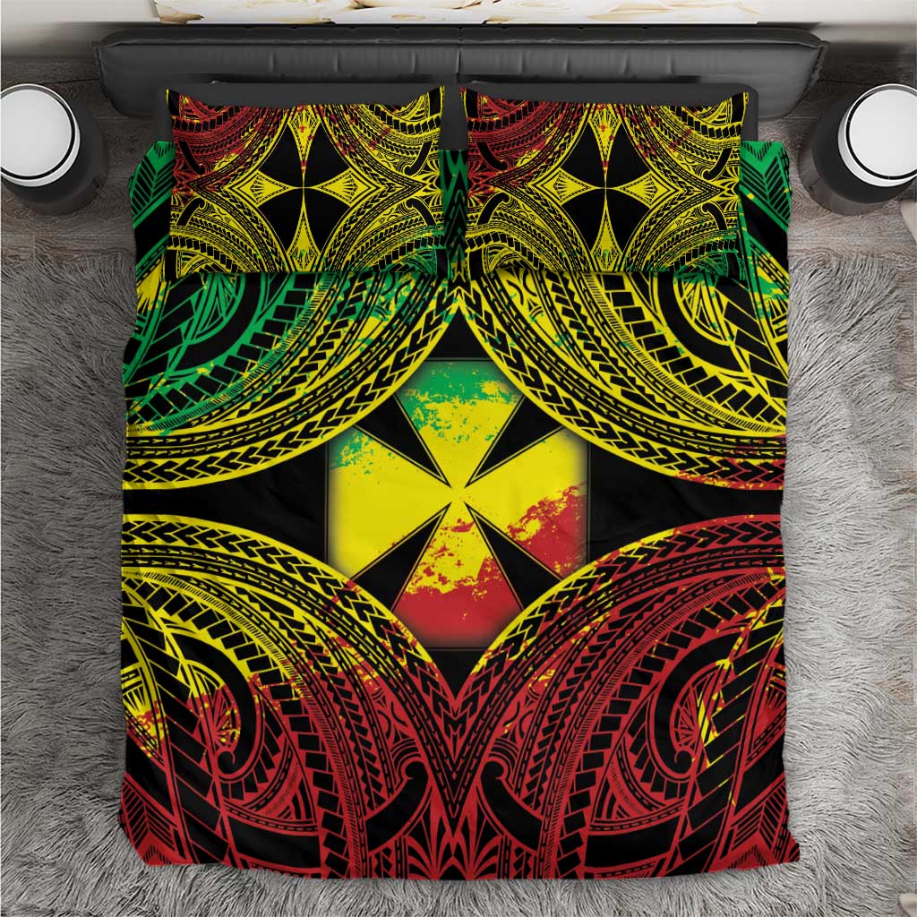 Wallis and Futuna Territory Day Bedding Set Polynesian Pattern Simple Style LT05 Reggae - Polynesian Pride