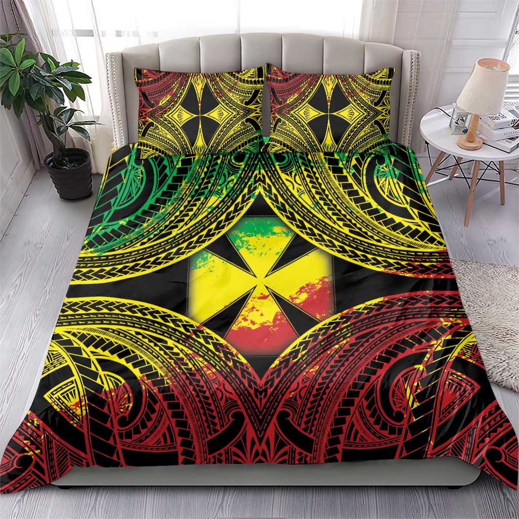 Wallis and Futuna Territory Day Bedding Set Polynesian Pattern Simple Style LT05 - Polynesian Pride