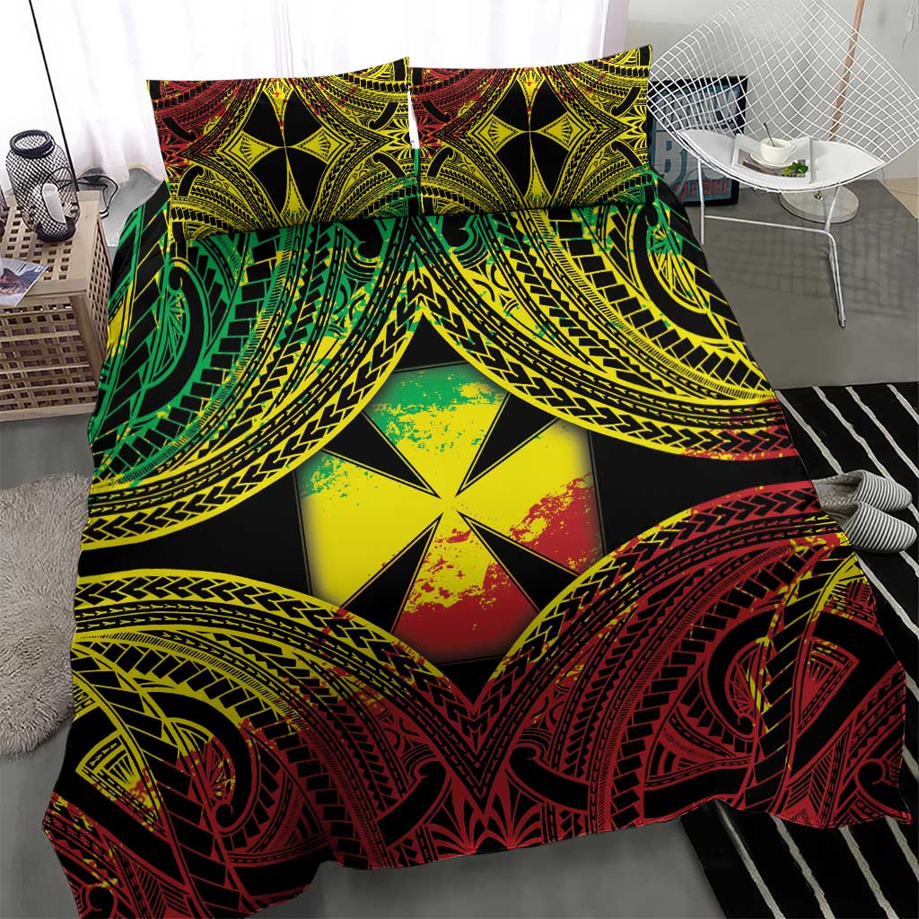Wallis and Futuna Territory Day Bedding Set Polynesian Pattern Simple Style LT05 - Polynesian Pride