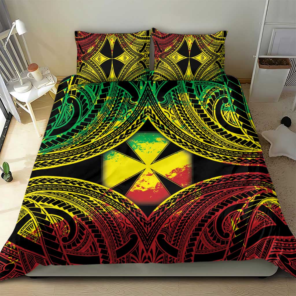 Wallis and Futuna Territory Day Bedding Set Polynesian Pattern Simple Style LT05 - Polynesian Pride