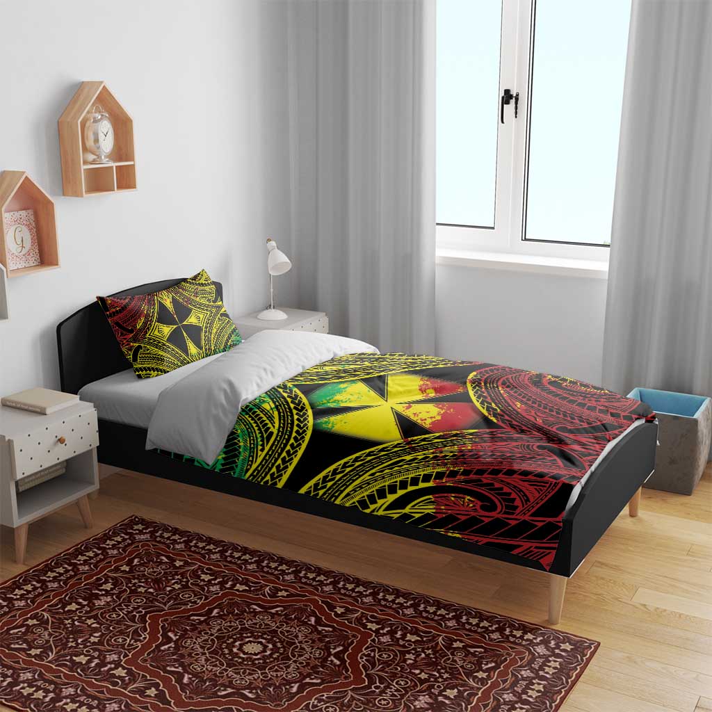 Wallis and Futuna Territory Day Bedding Set Polynesian Pattern Simple Style LT05 - Polynesian Pride