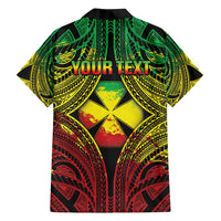 Personalised Wallis and Futuna Territory Day Family Matching Tank Maxi Dress and Hawaiian Shirt Polynesian Pattern Simple Style LT05 - Polynesian Pride