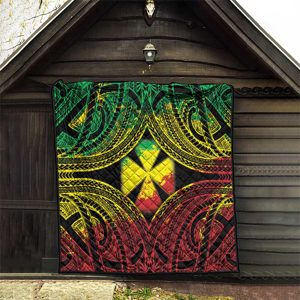 Wallis and Futuna Territory Day Quilt Polynesian Pattern Simple Style LT05 - Polynesian Pride