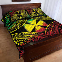 Wallis and Futuna Territory Day Quilt Bed Set Polynesian Pattern Simple Style