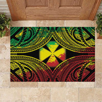 Wallis and Futuna Territory Day Rubber Doormat Polynesian Pattern Simple Style LT05 Reggae - Polynesian Pride