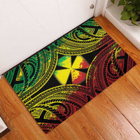 Wallis and Futuna Territory Day Rubber Doormat Polynesian Pattern Simple Style LT05 - Polynesian Pride