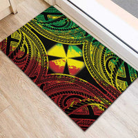 Wallis and Futuna Territory Day Rubber Doormat Polynesian Pattern Simple Style LT05 - Polynesian Pride