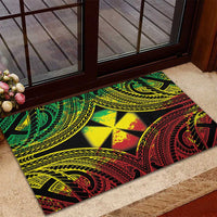 Wallis and Futuna Territory Day Rubber Doormat Polynesian Pattern Simple Style LT05 - Polynesian Pride