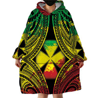 Personalised Wallis and Futuna Territory Day Wearable Blanket Hoodie Polynesian Pattern Simple Style LT05 - Polynesian Pride
