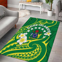 Cook Islands Happy Constitution Day Area Rug Pattern Tribal Art LT05 - Polynesian Pride