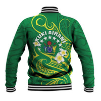 Cook Islands Happy Constitution Day Baseball Jacket Pattern Tribal Art LT05 - Polynesian Pride