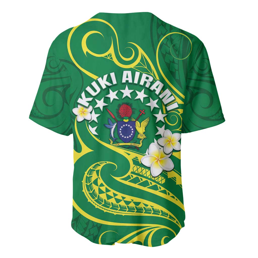 Cook Islands Happy Constitution Day Baseball Jersey Pattern Tribal Art LT05 - Polynesian Pride