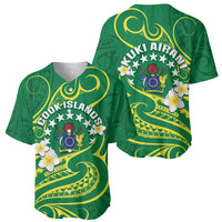 Cook Islands Happy Constitution Day Baseball Jersey Pattern Tribal Art LT05 - Polynesian Pride