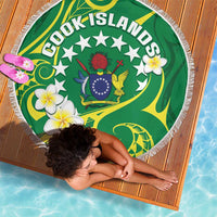 Cook Islands Happy Constitution Day Beach Blanket Pattern Tribal Art