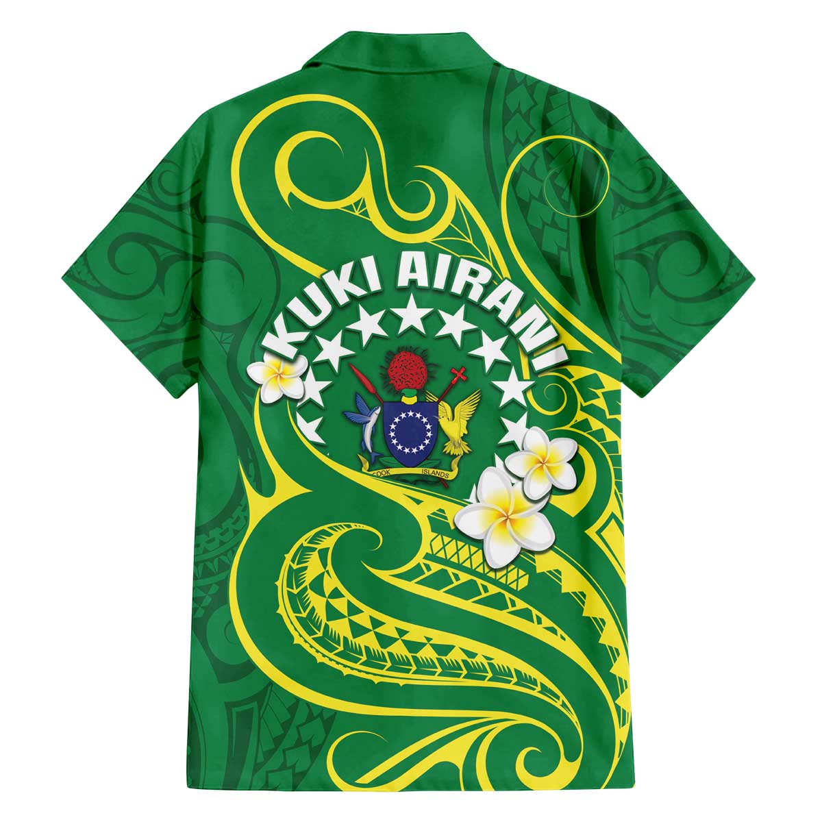 Cook Islands Happy Constitution Day Family Matching Off Shoulder Short Dress and Hawaiian Shirt Pattern Tribal Art LT05 - Polynesian Pride