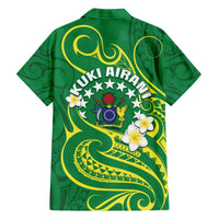 Cook Islands Happy Constitution Day Family Matching Puletasi and Hawaiian Shirt Pattern Tribal Art LT05 - Polynesian Pride