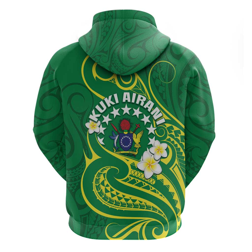 Cook Islands Happy Constitution Day Hoodie Pattern Tribal Art LT05 - Polynesian Pride