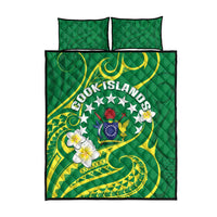 Cook Islands Happy Constitution Day Quilt Bed Set Pattern Tribal Art