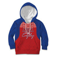 Aiga Samoa Kid Hoodie Aiga Is Everything LT05 Hoodie Red - Polynesian Pride