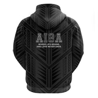 Samoa Aiga Hoodie Samoan Tribal Pattern LT05 - Polynesian Pride