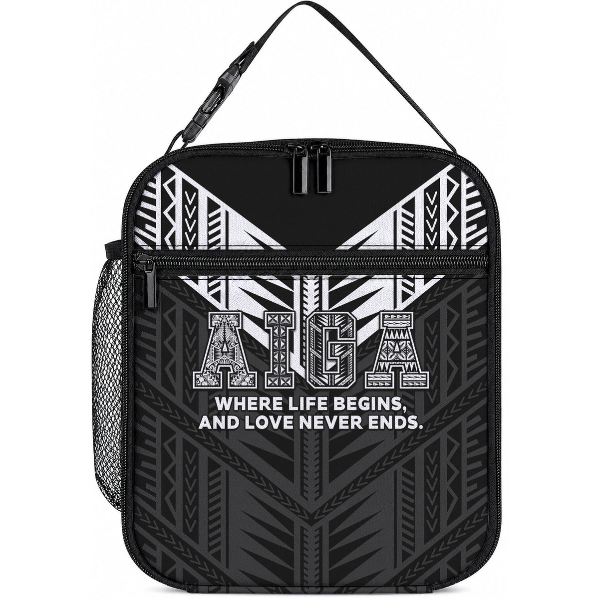 Samoa Aiga Lunch Bag Samoan Tribal Pattern