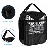 Samoa Aiga Lunch Bag Samoan Tribal Pattern
