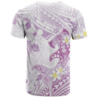 Polynesia Hammerhead Shark T Shirt Tropical Flowers Tribal Pattern Lavender LT05 - Polynesian Pride