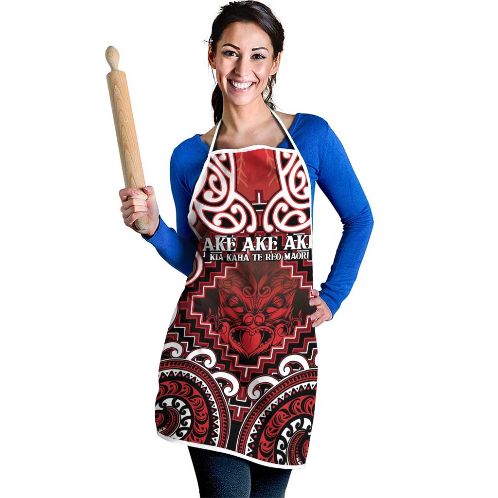 New Zealand Aotearoa Apron Te Reo Maori Ake Ake Ake - Polynesian Pride