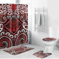 New Zealand Aotearoa Bathroom Set Te Reo Maori Ake Ake Ake - Polynesian Pride