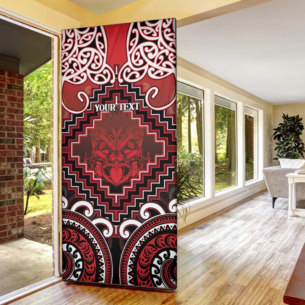New Zealand Aotearoa Door Cover Te Reo Maori Ake Ake Ake - Polynesian Pride
