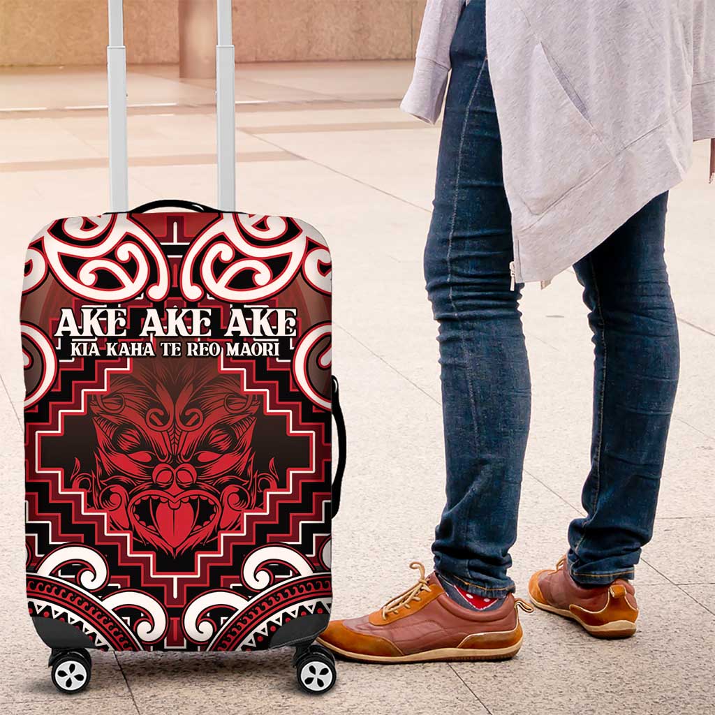 New Zealand Aotearoa Luggage Cover Te Reo Maori Ake Ake Ake - Polynesian Pride