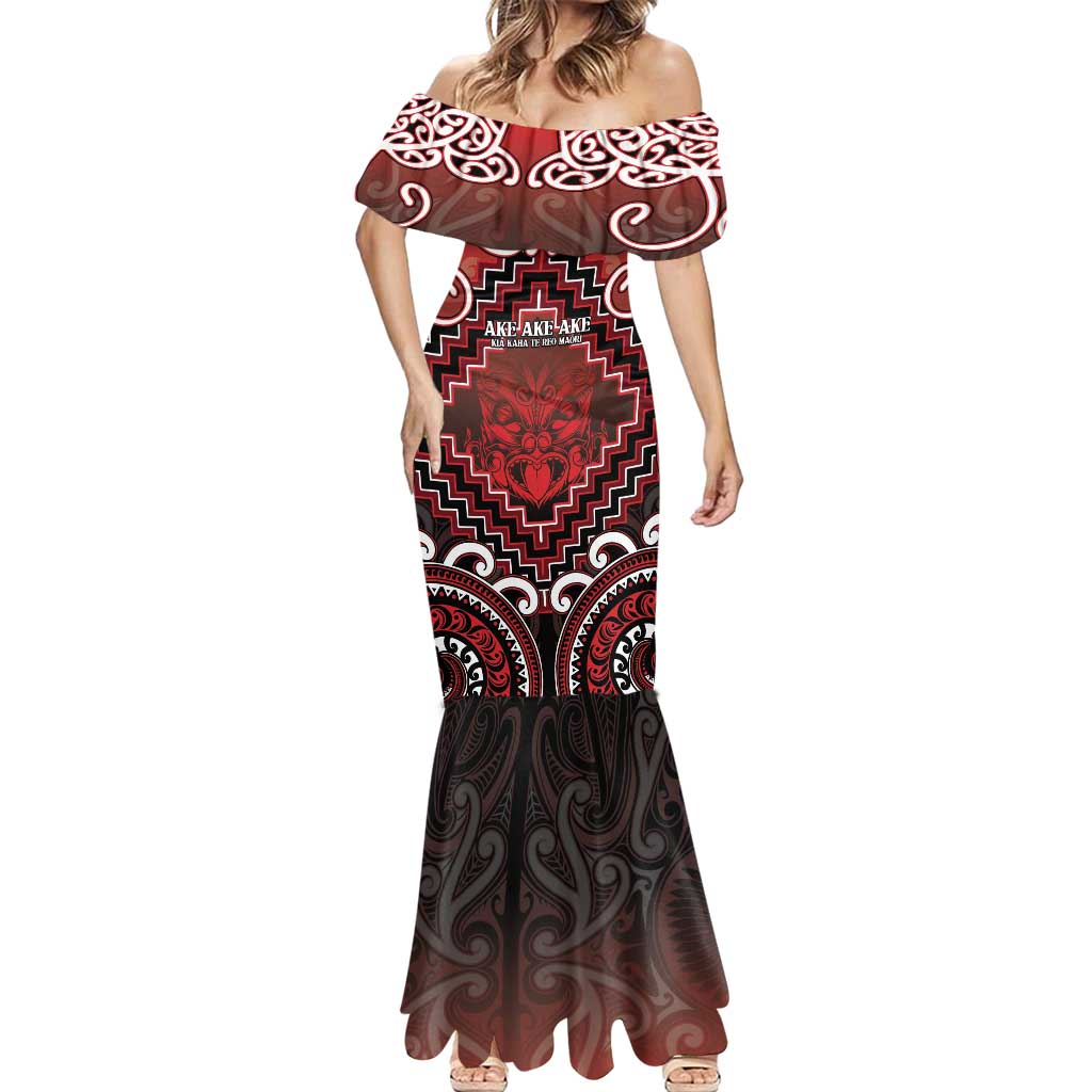 Personalised New Zealand Aotearoa Mermaid Dress Te Reo Maori Ake Ake Ake - Polynesian Pride