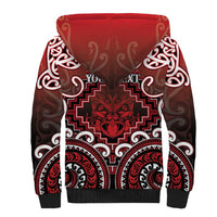 Personalised New Zealand Aotearoa Sherpa Hoodie Te Reo Maori Ake Ake Ake LT05 - Polynesian Pride