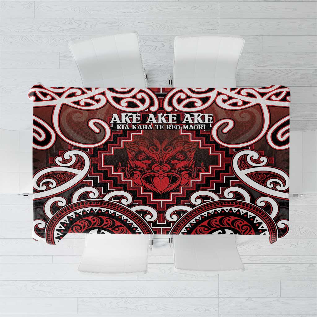 New Zealand Aotearoa Tablecloth Te Reo Maori Ake Ake Ake - Polynesian Pride
