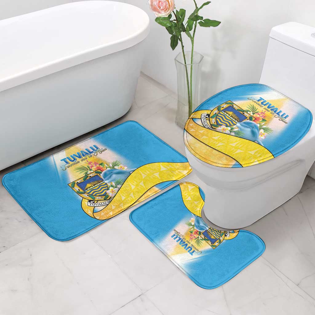 Tuvalu Independence Day Bathroom Set Tuvalu Mo Te Atua - Polynesian Pride