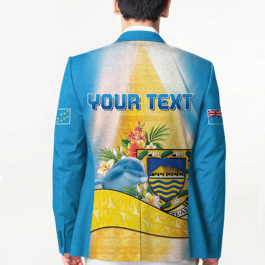 Personalised Tuvalu Independence Day Blazer Tuvalu Mo Te Atua - Polynesian Pride
